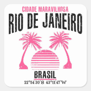 Adesivo Quadrado Rio de Janeiro