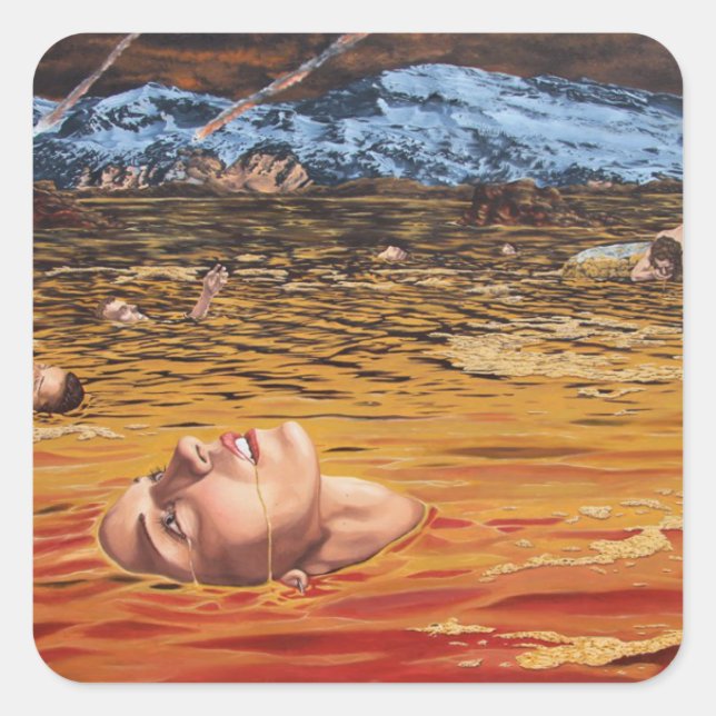 Adesivo Quadrado Rio Inferno (Frente)