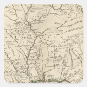 Adesivo Quadrado Rio Mississippi