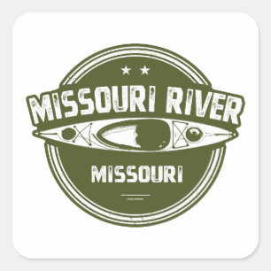 Adesivo Quadrado Rio Missouri Missouri