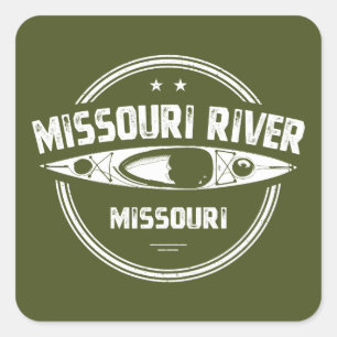 Adesivo Quadrado Rio Missouri Missouri