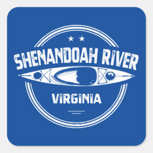 Adesivo Quadrado Rio Shenandoah, Virgínia