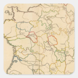 Adesivo Quadrado Rios de France