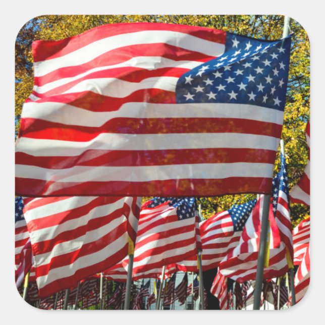 Adesivo Quadrado Riverdale, Nova Iorque, EUA. País do vinho (Frente)