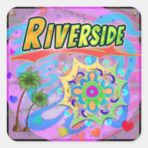 Adesivo Quadrado Riverside True Progress Sticker