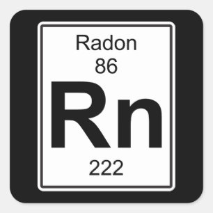 Adesivo Quadrado Rn - Radon