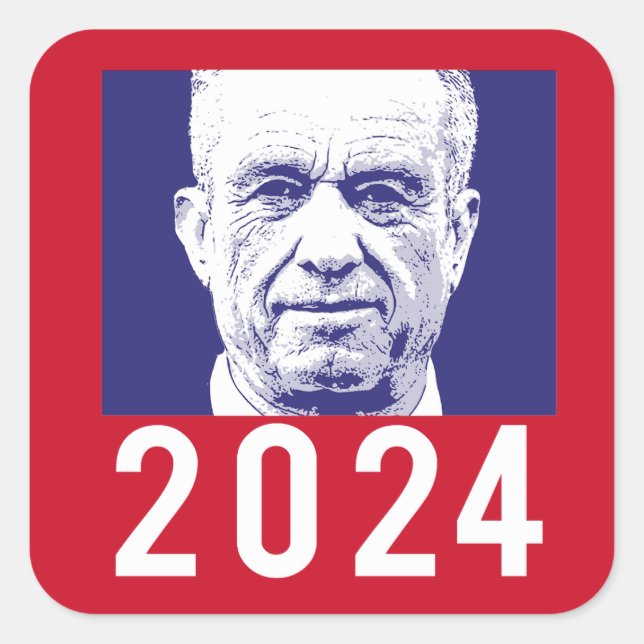 ADESIVO QUADRADO ROBERT F KENNEDY JR. 2024 (Frente)