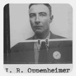 Adesivo Quadrado Robert Oppenheimer