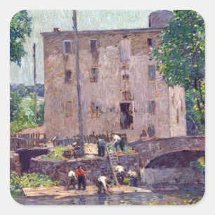 Adesivo Quadrado Robert Spencer Reparando a Ponte