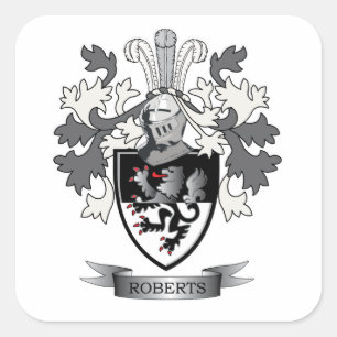 Adesivo Quadrado Roberts Family Crest