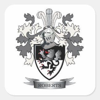 Adesivo Quadrado Roberts Family Crest