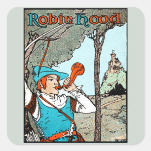 Adesivo Quadrado Robin Hood