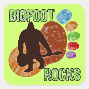 Adesivo Quadrado Rochas de Bigfoot