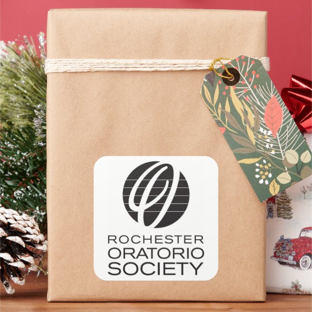 Adesivo Quadrado Rochester Oratorio Society Stickers * (Feriado)