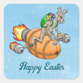 Adesivo Quadrado Rocket Bunny