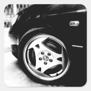 Adesivo Quadrado Roda Saab Aero (klingon)