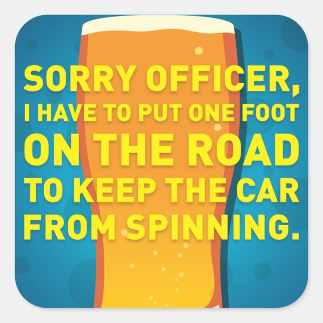 Adesivo Quadrado Rodadas na cabeça (Frente)