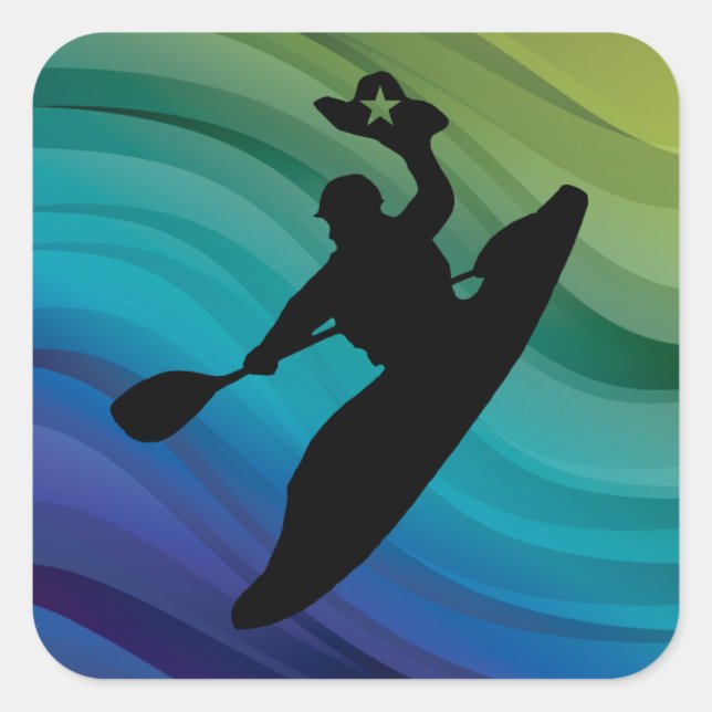 Adesivo Quadrado Rodeo Kayak (Frente)