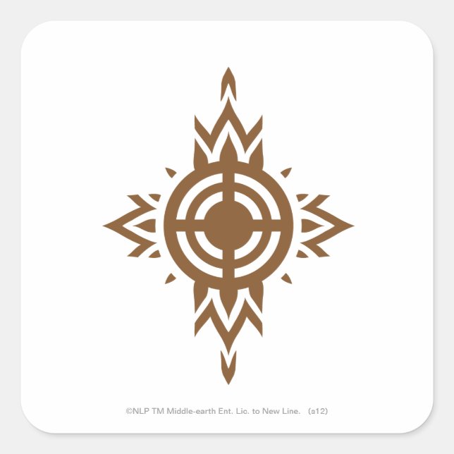 Adesivo Quadrado Rohan Crest (Frente)