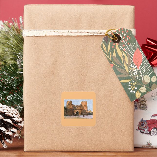 Adesivo Quadrado Roma Castle Stickers (Criador carregado)