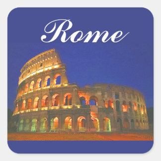Adesivo Quadrado Roman Coliseum
