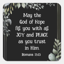 Romanos 15:13 Deus da Esperança, Bíblia Cristã Ver