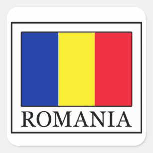 Adesivo Quadrado Romênia