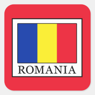 Adesivo Quadrado Romênia