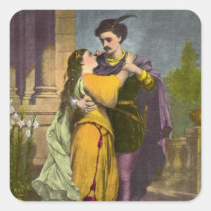 Adesivo Quadrado Romeo & Juliet Sticker