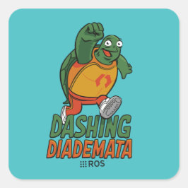 Adesivo Quadrado ROS 2 Dashing Diademata