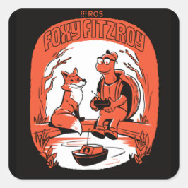 Adesivo Quadrado ROS Foxy Fitzroy Stickers