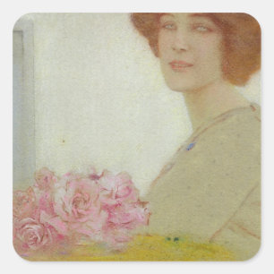 Adesivo Quadrado Rosa, 1912