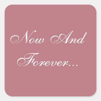 Adesivo Quadrado Rosa de convites personalizados Dourados