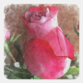 Adesivo Quadrado Rosa do Namorados rosa
