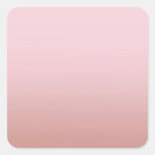 Adesivo Quadrado Rosa Dourado Modelo em Branco Adicione Seu Texto E