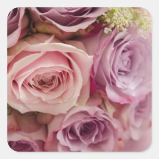 Adesivo Quadrado Rosas