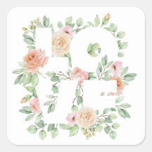 Rosas em Aquarela e Verde AMARE o Dia dos Namorado