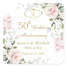 Rosas Foliage Hearts 50º Aniversário de Casamento