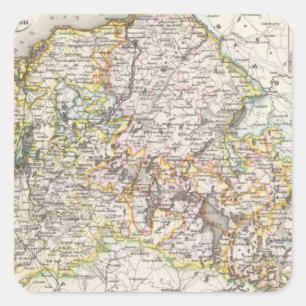 Adesivo Quadrado Rostock Alemanha