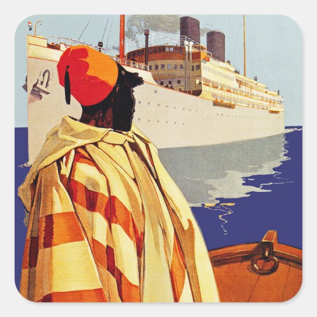 Adesivo Quadrado Rotterdam Lloyd (Frente)