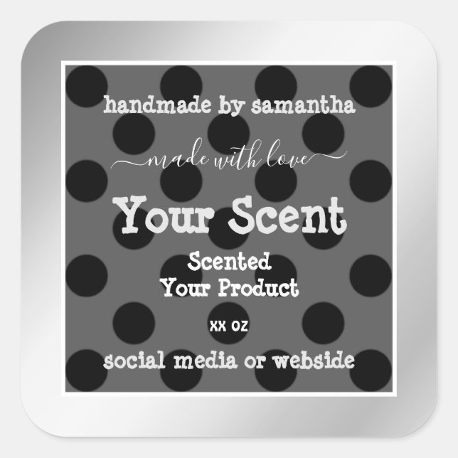 Adesivo Quadrado Rotulagem de embalagem do produto de captura ocula (Frente)