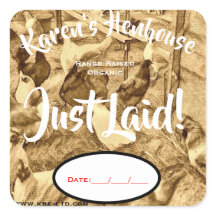 RÓTULO DA CARTONAGEM DE OVOS DE FRANÇA