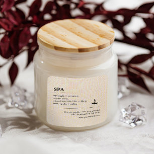 Adesivo Quadrado Rótulo de Produto Ingredientes Esp-Branco