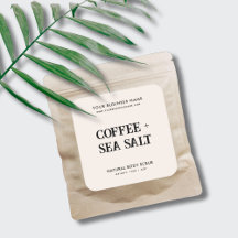 Rótulo de produto neutro elegante com depuração co