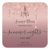 Rótulo de Vela de Mel Feita à Maneira Moderna