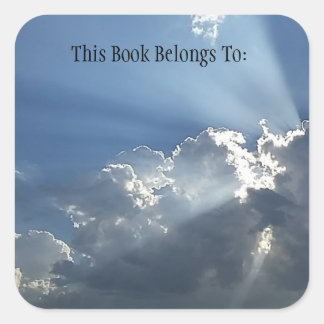 Adesivo Quadrado Rótulo do Livro de Daybreak (quadrado)