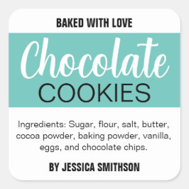 Adesivo Quadrado Rótulo Personalizado de Homemade HM001_03sqv1