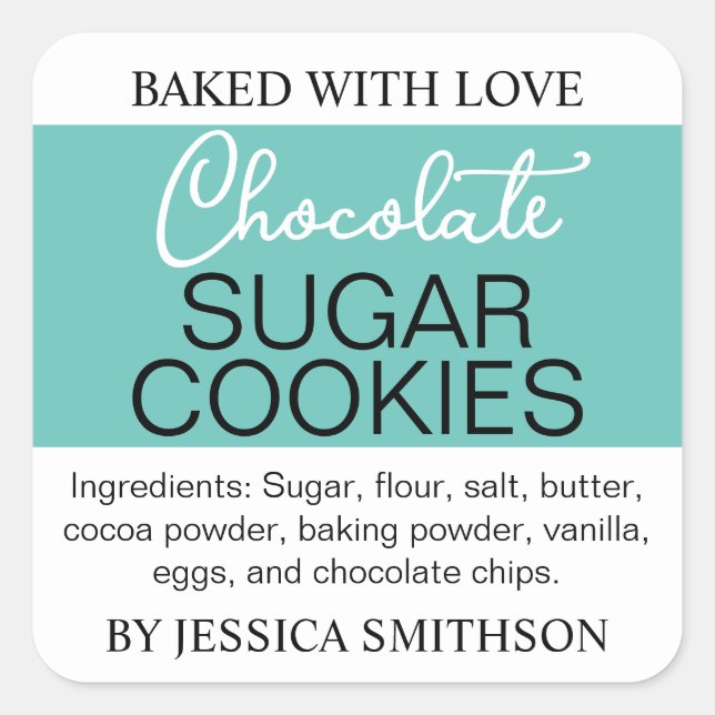 Adesivo Quadrado Rótulo Personalizado de Homemade HM001_03sqv2 (Frente)