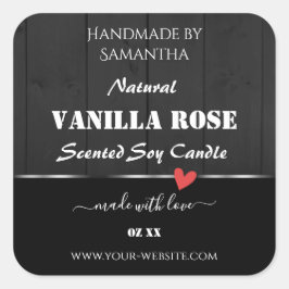 Adesivo Quadrado Rótulos de Embalagem de Produtos de Grãos de Madei