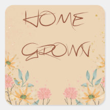 Rótulos de Quadrado em Casa